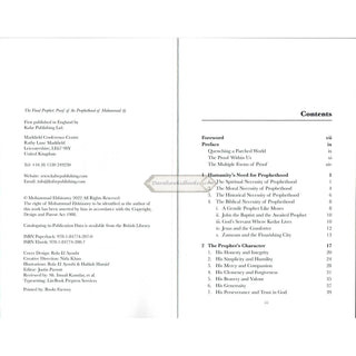 The Final Prophet: Proof of the Prophethood of Muhammad By Mohammad Elshinawy