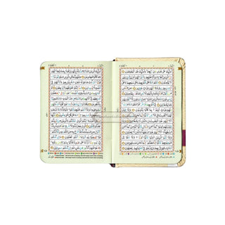 The Holy Quran Colour Coded Tajweed Rules in English and Urdu (Ref -347) 15 Lines Quran (Pocket Plus Size)