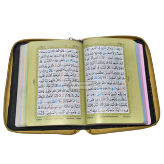 The Holy Quran with Colour Coded Tajweed Rules (Medium Size) (Persian/Urdu/Indian script) With Zipper Case
ISBN:9789383226207