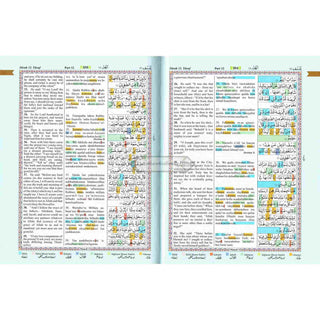 The Holy Quran with English Translation and Transliteration (Persian-Hindi-Urdu Script) Without Box