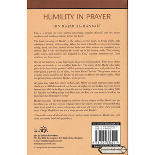 The Humility in Prayer 
