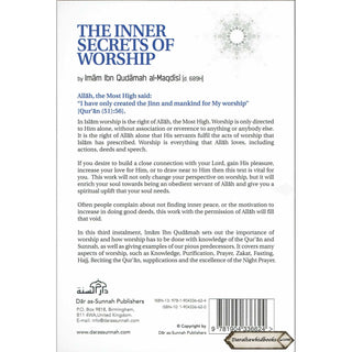 The Inner Secrets Of Worship By Imam Ibn Qudamah Al-Maqdisi    ISBN: 9781904336624