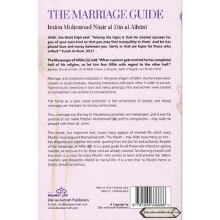 The Marriage Guide: According To The Sunnah Of The Prophet By Imam Nasir Al-Din Alabni    ISBN: 9781904336686
