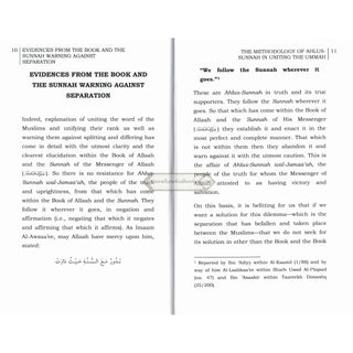 The Methodology of Ahlus-sunnah in Uniting the Ummah