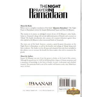 The Night Prayer In Ramadaan By Imaam Muhammad Naasir ud Deen al Albaanee,ISBN: 978097752240