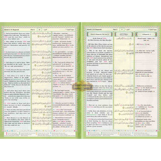 The Noble Quran: Transliteration in Roman Script with Arabic Text and English Rainbow Color