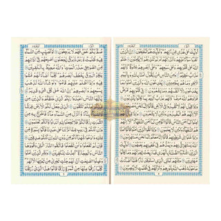 The Quran Arabic Only , 16 Lines Pakistani / Indian/ Persian Script For Huffaz (Size 7.9 x 5.6 Inch) (Ref 7A) Cream Paper Medium Size