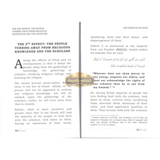 The Effects of Fitan By Shaykh Abdur Razzaq Ibn Abdul Muhsin Al-Abbad,ISBN: 9781467575393