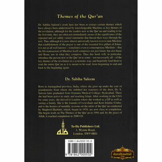 Themes of the Quran What does Quran Say to Us? By Dr. Sabiha Saleem,ISBN: 9781842000502