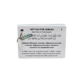 Umrah Dua Cards Step by Step Guide Umrah Duas