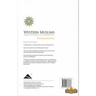 Western Muslims From Integration to Contribution By Tariq Ramadan,ISBN: 9781905837373