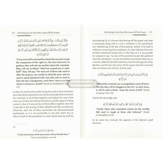 The Ruling On The One Who Leaves Off The Prayer By Shaykh Muhammad Taqiud-Deen al-Hilali