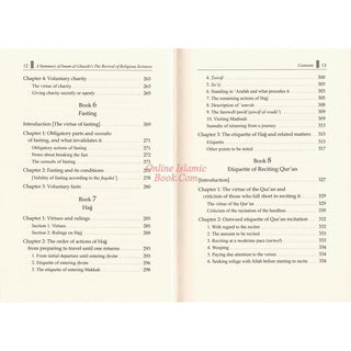 A Summary of Imam al-Ghazali’s The Revival of Religious Sciences (4 Volumes)